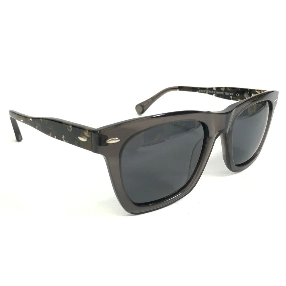 Robert Graham Sunglasses CALVIN GRY Gray Square Frames w/ Gray Polarized Lenses
